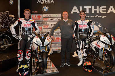 Markus Reiterberger (li.) fährt 2016 für Althea BMW Superbike-WM