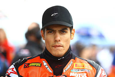 Michael Rinaldi während der Wintertests