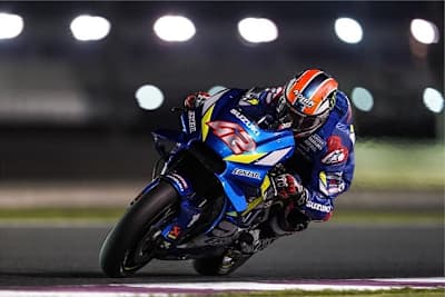 Alex Rins stürmte auf Platz 1