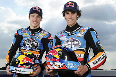 Die Honda-Piloten Álex Márquez und Alex Rins 