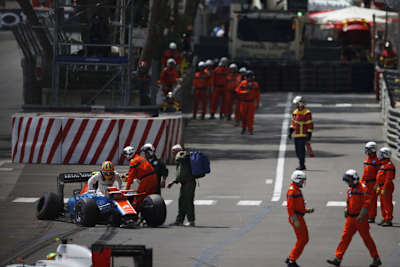 Rio Haryanto liefert Schrott ab