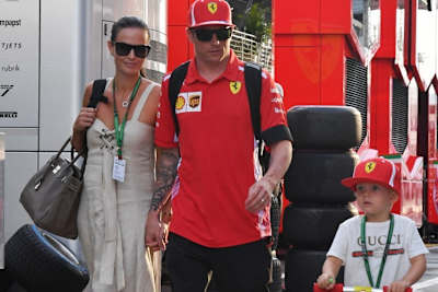 Familie Räikkönen in Budapest