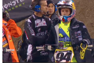 Ken Roczen vor dem Start zur Supercross-WM in Anaheim