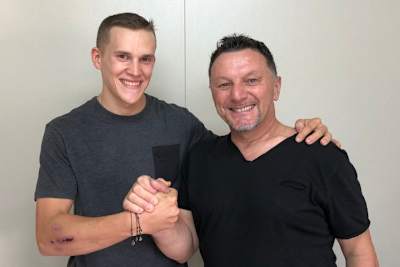 Gabriel Rodrigo und Fausto Gresini  