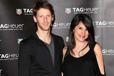 Ein hübsches Paar: Romain Grosjean und Gattin Marion