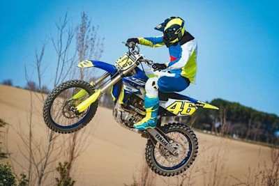 Valentino Rossi beim MX-Training