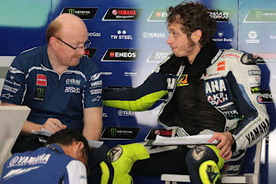Valentino Rossi mit seinem neuen Crew-Chief Silvano Galbusera
