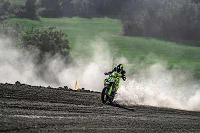 Valentino Rossi weihte die neue Piste ein