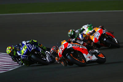 Katar-GP: Rossi (46) gegen Marquez (93), Pedrosa und Bautista