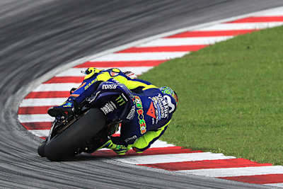 Valentino Rossi auf der Yamaha M1
