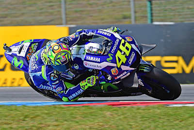 Auch Valentino Rossi und das Yamaha-Werksteam testen am Montag in Brünn