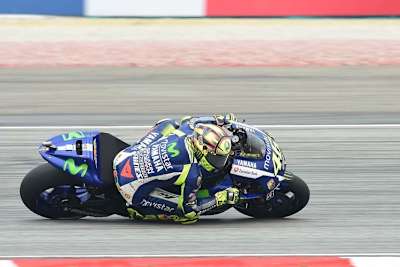 Rossi auf der Yamaha M1