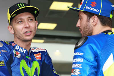 Valentino Rossi und sein Kumpel Andrea Iannone