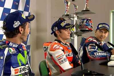 Die Yamaha-Teamkollegen Valentino Rossi und Jorge Lorenzo gerieten in Misano auch abseits der Strecke aneinander