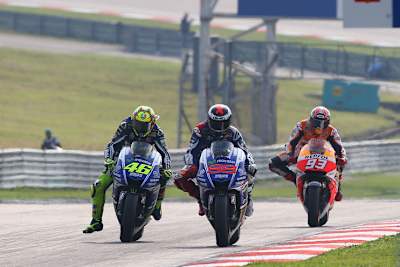 WM-Kampf 2015: Wieder Rossi, Lorenzo und Márquez?