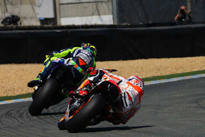 Valentino Rossi in Le Mans vor Marc Márquez: Im Ziel sah es anders aus