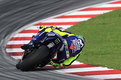 Valentino Rossi fand am Dienstag nicht mehr den Speed von gestern