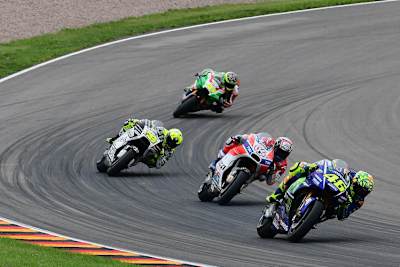 Im Rennen: Rossi vor Dovizioso, Bautista und Aleix Espargaró