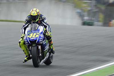 Valentino Rossi auf dem Sachsenring