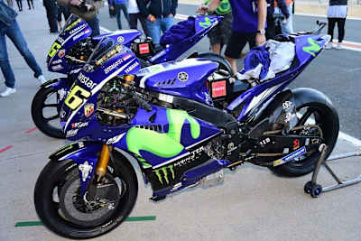 Die Yamaha M1 von Valentino Rossi 
