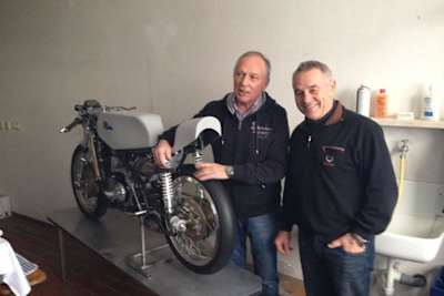 Langjährige Weggefährten und Freunde: Sepp Schlögl und Toni Mang