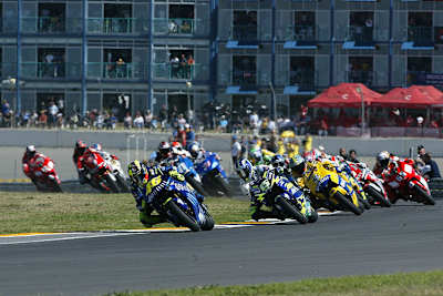 Welkom-GP 2004: Rossi vor Gibernau und Biaggi