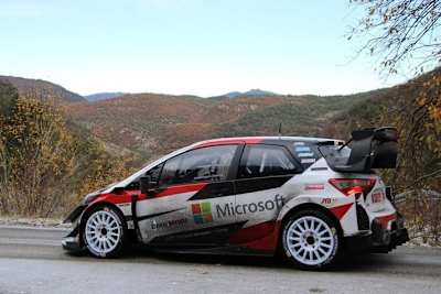 Kalle Rovanperä beim «Monte»-Test