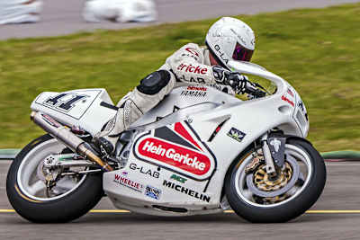 Peter Rubatto auf der Bimota-Yamaha