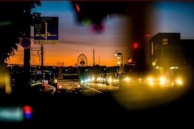 Gespenstische Stimmung am Freitagabend