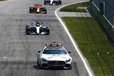 Das Safety-Car beim Kanada-GP 2017