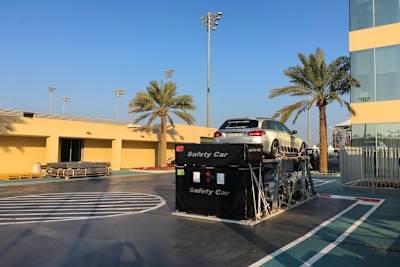 Das Mercedes-Safety-Car in diesem Jahr in China