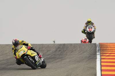 Salom in Aragón (hier vor Riccardo Russo): «Anstrengendes Rennen»