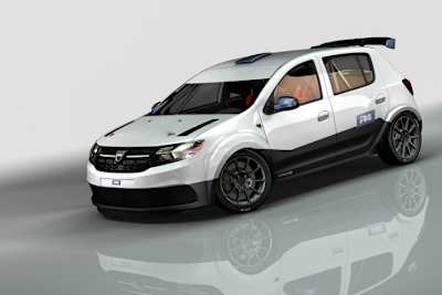 Der von Oreca entwickelte Dacia Sondero mit dem R4-Kit-Bausatz