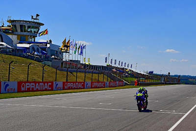 Valentino Rossi auf dem Sachsenring