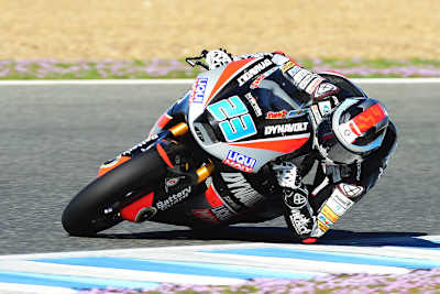 Marcel Schrötter auf der Suter in Jerez