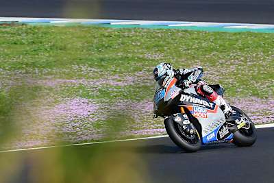 Marcel Schrötter fuhr am Vormittag die drittbeste Zeit