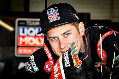 Marcel Schrötter bei den privaten Jerez-Test in der vergangenen Woche