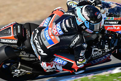 Marcel Schrötter mit neuem Helmdesign für die Wintertests