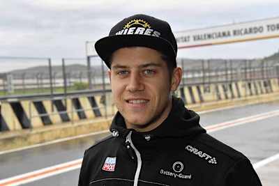 Marcel Schrötter beim Moto2-Test in Valencia