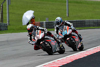 Marcel Schrötter (#23) und Xavi Vierge (#97)