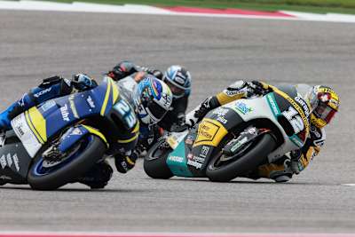 Marcel Schrötter noch vor Tom Lüthi