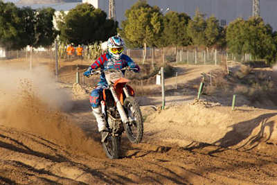 Marcel Schrötter beim Motocross-Training