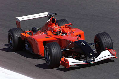 Michael Schumacher bei einem seiner 91 GP-Siege