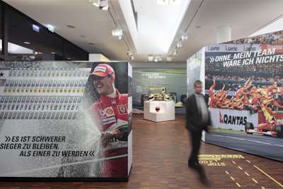 Blick in die neue Ausstellung in Marburg