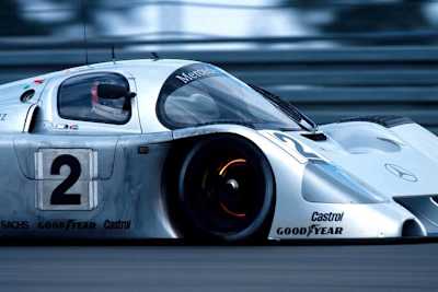 Michael Schumacher 1991 im Mercedes-Sportwagen