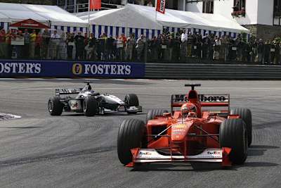 Michael Schumacher in Belgien 1991