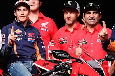 Marc Márquez kannte Paulo Gonçalves (rechts) aus der gemeinsamen Honda-Zeit