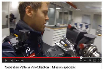 Sebastian Vettel mit der 2014er Antriebs-Einheit von Renault