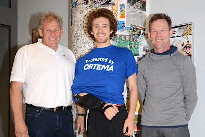 Hartmut Semsch von Ortema mit Philipp und Peter Öttl