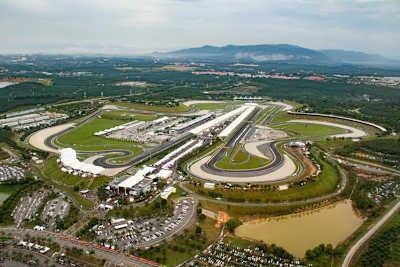 Blick auf den Sepang Circuit